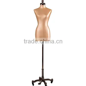 Wholesale Quality Adjustable Fabric Half Body Mannequin Torso thumbnail-6