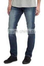 Custom Distressed Panelling Slim Cut Classic Retro Chic Popular High Rank 2015 New Style Fashion Men Jeans thumbnail-1