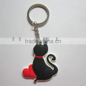 Promotional Cat Soft Pvc Key Chain thumbnail-1