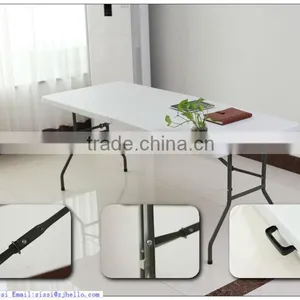 6FT Outdoor Folding Trestle Table thumbnail-5
