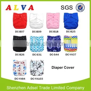 Alva Hot Sale Printed Baby Cloth Nappie,Waterproof Reusable Diaper Cover thumbnail-2