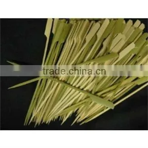 Wholesale Price Disposable Cheapest Natural Bamboo Paddle Skewers thumbnail-1