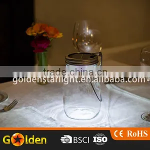 High Grade Mason 4 Led Mgnetic Handle Solar Glass Sun Jar thumbnail-3