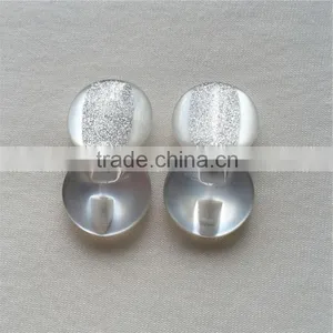 New Styles Fashionable Custom Popular Resinic Button ,glitter Button thumbnail-2