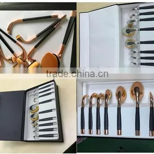 Soft Rose Gold Cosmetic Brush Set New Design thumbnail-6