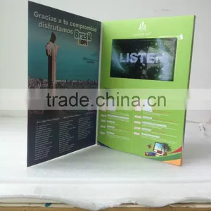 Shenzhen 7" Lcd Screen Video Card, Video e Brochure Card Professional Manufacturer thumbnail-3