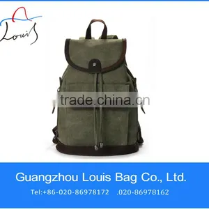 2014 Vintage Canvas Hiking Backpack,Canvas Travel Backpack for Student,trendy Canvas Casual Backpack thumbnail-1