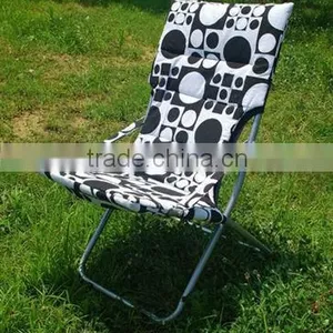 Folding Outdoor Sunny Lounge Chair With Padded thumbnail-1