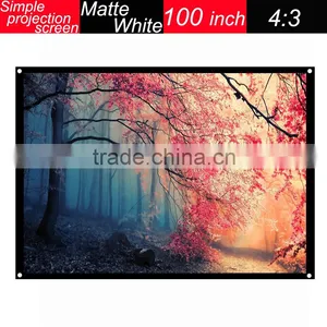 Hot Selling Simpl Matte White 100 Inch Make a Projector Screen thumbnail-1