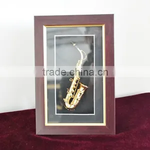 Saxophone Sax Display Case Wall Frame Home Furnishing thumbnail-2