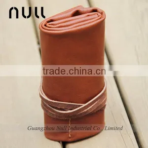 Brown Vintage Style Scroll Storage Bag With Leather Strap thumbnail-3