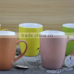 11OZ Enamel Butterfly Design Full Decal Print Coffee Cups, Shiny Surface New Bone China Mug, KL8009-329B thumbnail-5