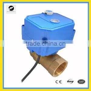 Electric/manual Two Way Motorized Solenoid Ball Valve for Drinking Water System thumbnail-1