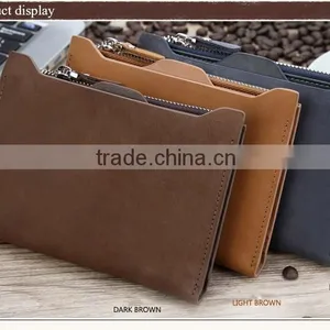 High Quality Durable New Arrival Heavy Duty Genuine Leather Wallet With Money Clip thumbnail-4