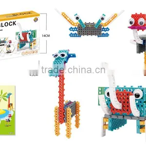 Longyeah 4 in 1 Aninal Plastic Diy Educational Toy for Kids thumbnail-2