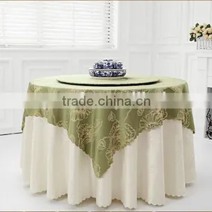 Modern 132 Round Table Cloth Cheap White Table Cloth for Wedding thumbnail-1