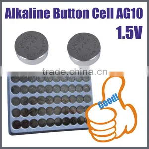 AG10 Button Cell Battery L1131 LR1130(10 Pack) PKCELL Brand thumbnail-2