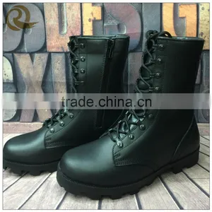 High Quality Cheap Price Army Combat Police Military Tactical Boots Black thumbnail-2