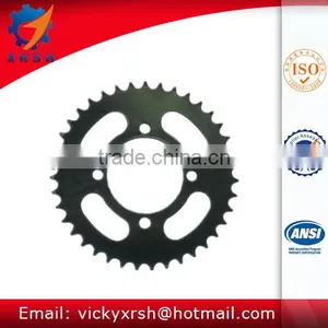 C45 Steel High Quality Motorcycle Sprocket Rear Sets 428H for Hot Sale thumbnail-3