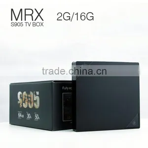 Smart tv Box With Kodi 15.2 Excellent 4K Output Amlogic S905 Quad Core Google Android 5.1 tv Box MRX 2G 16G thumbnail-1