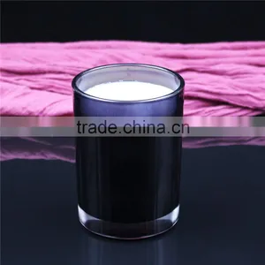 Classic Scented Candle in Black Glass Jar Romantic Soy Wax Candle thumbnail-1