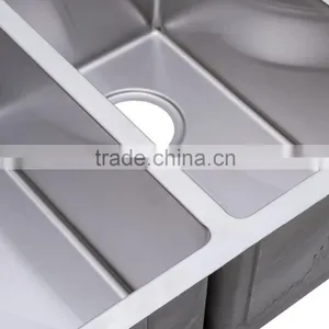 Latest Hot Selling!! Unique Design Stainless Steel Sink For Sale Handmade Under Counter Stainless Steel Sinks-- R10-3219(50/50) thumbnail-5