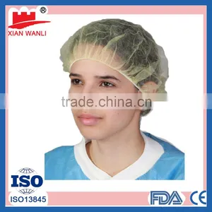 Different Types of Disposable Cheap Caps Custom Surgical Bulk Bouffant Caps thumbnail-1