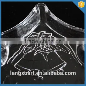 Christmas Tree Shape Crystal Glass Plates thumbnail-6
