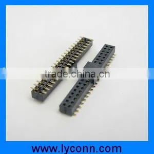 1.0mm Dual Row Female Header SMT Type With Cap Peg thumbnail-1