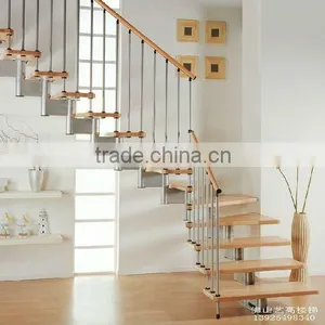 Straight Stainless Steel Loft Stairs 9001-5 thumbnail-1