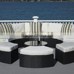 Garden Sectional Rattan Wicker Sofa thumbnail-1
