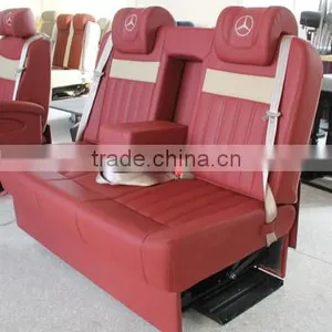 Red&white--MPV,VAN,motor Homes Modifild Three Sofa Bed ,Customized Car Seat thumbnail-2