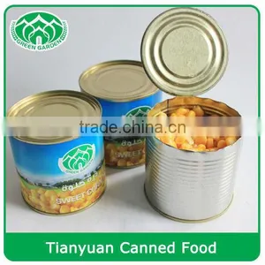 2015 New Crop Canned Sweet Corn in 884# Cans thumbnail-1