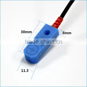 Q8 12-24V Sn 2mm Top Induction Small Square Proximity Sensor With CE thumbnail-2