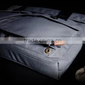 China Factory Customize 15.6" Black Laptop Shoulder Bag Business Messenger Handbag Briefcase For Dell thumbnail-2
