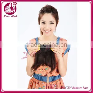New Style 100% Human Hair Bang Piece Fringe Band thumbnail-2