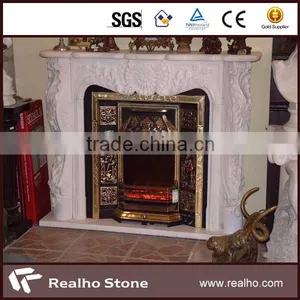 Cheap Price Marble Indoor Fireplace thumbnail-5
