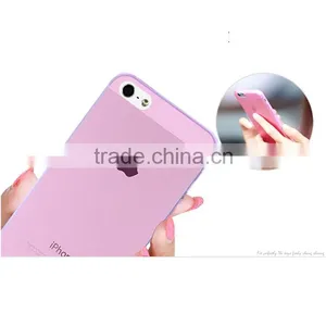 Fashion Design Touch Screen Transparent 4 Colors Ultra Thin Tpu Mobile Phone Case for Apple Iphone Series 6 / 6 Plus thumbnail-4