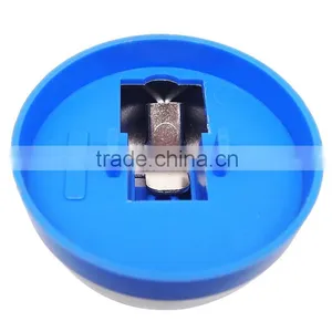 Table Call Bell in Silver Plated Cover With Colorful Painted Plastic Base thumbnail-5