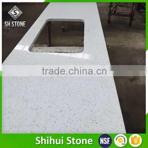 Prefab Quartz Countertops Made by White Quartz Slabs thumbnail-1