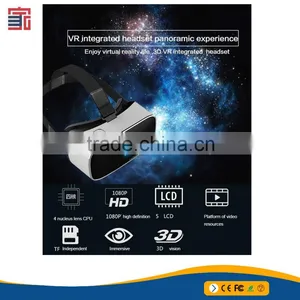 All in One Virtual Reality 3D Glasses Headset thumbnail-1