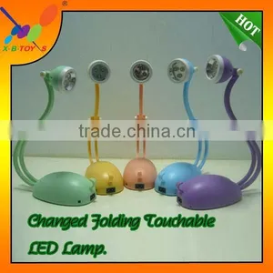 Smart Folding Lamp,Popular Gift Lamp,3-LED Changed & Folding Touchable Table LED Lamp. thumbnail-4