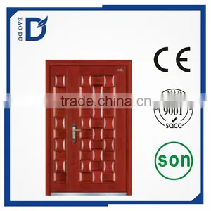 2015 Top Quality Level Exterior Door Steel Security Door, Double Steel Armored Door thumbnail-5