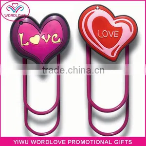 Halloween Design 3D Shaped Soft PVC Paper Clip Bookmark for Sale thumbnail-4