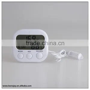 Factory Wholesale Digital Thermo Hygrometer and Clock thumbnail-2