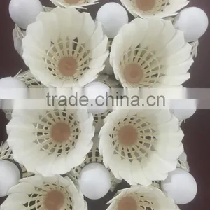 High Quality First Class Goose Feather Shuttlecock Badminton Equal to AS 40 for International Tournament thumbnail-5