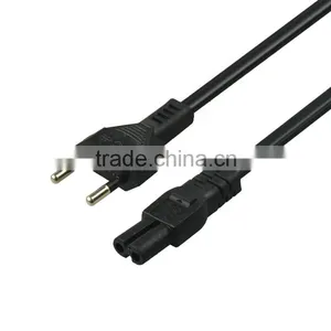 SIPU High Quality Copper European 2 Pin Power Cable for Pc Best Price Power Cable ac Power Cord thumbnail-2