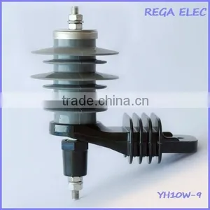 YH10W-9, Silicon Rubber Housed Lightning Arrester With Lightning Rod,Lightning Protective Device thumbnail-3