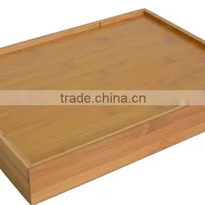 Cutlery Drawer Organizer - ---Durable Wood/ Bamboo Cutlery Tray thumbnail-4