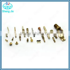 CNC High Precision Brass Pin/Spring Contact Pin/Copper Contact Pin thumbnail-1